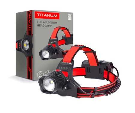 Фонарь налобный TITANUM TLF-H06 800Lm 6500K