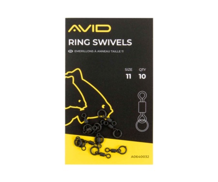 Вертлюг с кольцом Avid Carp Ring Swivels Size 11