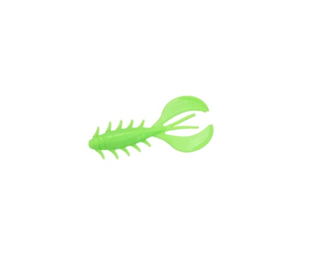 Твистер Angry Baits Chubby Craw 2,4" 10 Acid Green UV