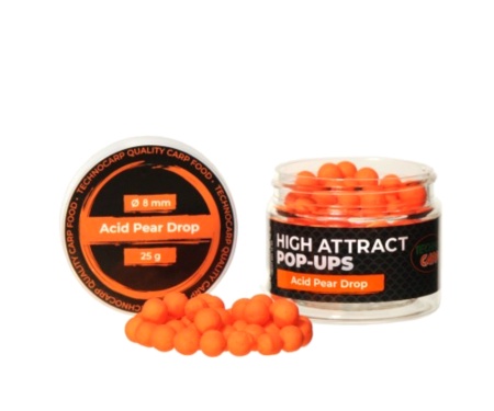 Бойли Technocarp Pop-Up Acid Pear Drop 8мм 25г