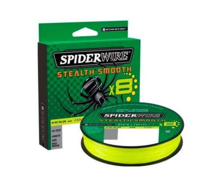 Шнур Spiderwire Stealth Smooth 8 Braid 150м Bright Yellow 0.33мм