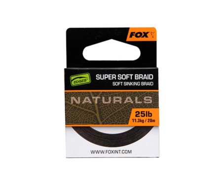Поповдковий матеріал Fox Naturals Soft Braid Hooklength 20м 25lb
