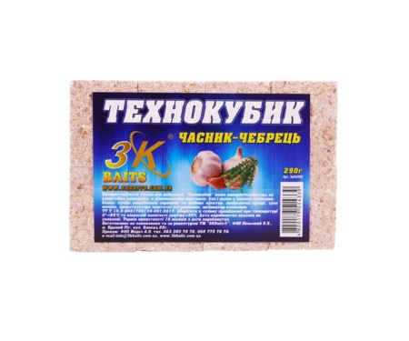 Технокубик 3K Baits часник-чебрец 290 г