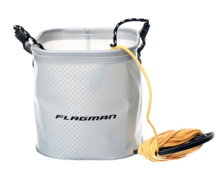 Відро для води Flagman Gray Eva Bucket Square