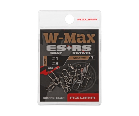 Застежка с вертлюгом Azura W-Max ES Extended Snap+RS-Roling Swiwel #1/#08