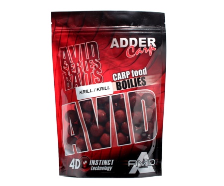 Бойли Adder Carp Avid Boilies 18мм 200г Krill