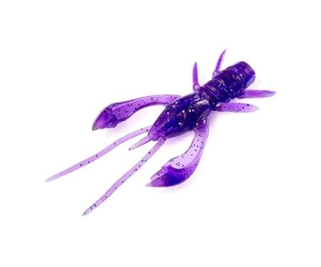 Силикон Fishup Real Craw 1.5" #060 Dark Violet/Peacock & Silver