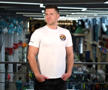 Футболка Flagman Классическая 160г/м White Карп Маленький XXL #3