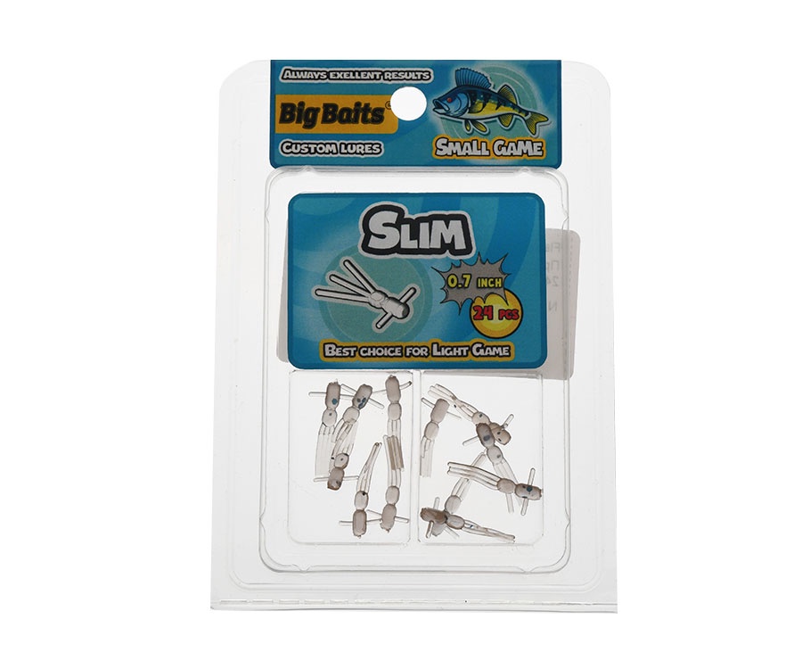 Нимфа Big Baits Slim 0.7" #106 Green Pumpkin