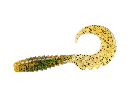 Силікон Fishup Fancy Grub 1" #036 Caramel Green Black