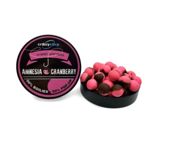Бойлы Crazy Carp Hybrid Wafters Amnesia & Cranberry 15мм #1