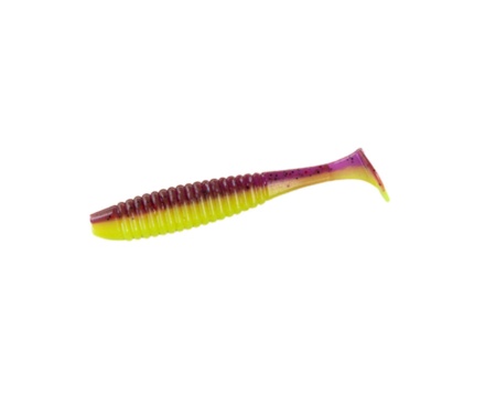 Силікон Angry Baits Shiner 3" Lox Chartreuse UV