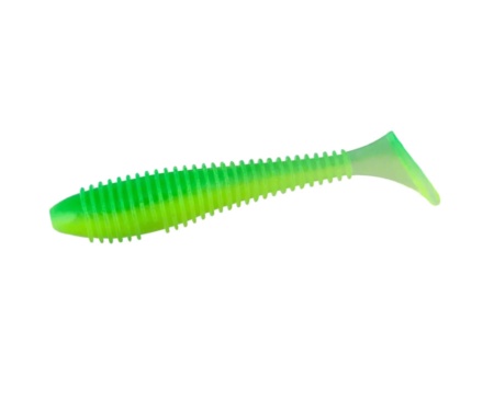 Виброхвост Keitech Swing Impact Fat 3.8" ea#11 lime chartreuseglow