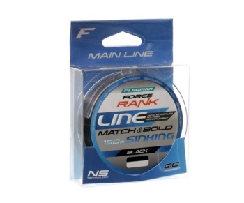 Леска Flagman Force Rank Bolo/Match Main Line Black 150м 0.20мм #3