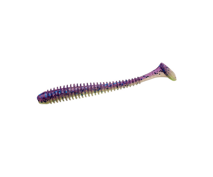 Виброхвост Keitech Swing Impact 4" PAL#06 Violet Lime Berry