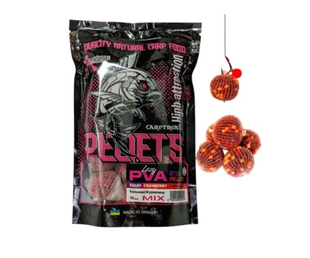 Пелетс Carptronik PVA Stick Pellets Squid/Cranberry