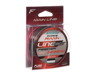 Леска Flagman Force Rank Feeder Main Line Dark Brown 150м 0.30мм #3
