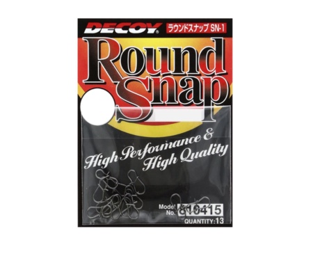 Застежки Decoy Round Snap №000, 12 lb (13 шт.)