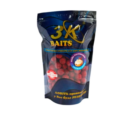 Бойл розчинний 3KBaits 16мм 800г скопекс-крем