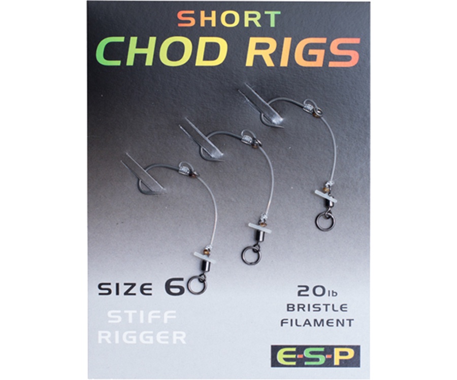 Крючки с поводком Esp Вертолет Short Chod Rig №6 #3