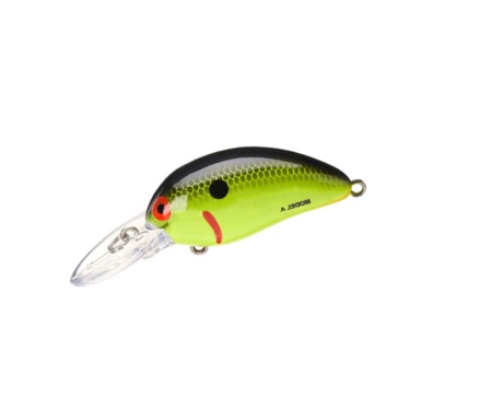 Воблер Bomber 05 Model A 4.7см 5.6г Chartreuse Black Scales