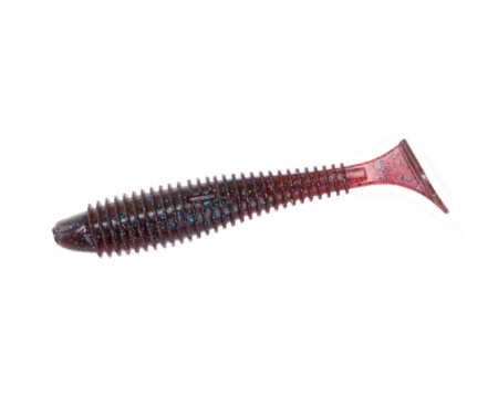 Виброхвост Angry Baits Fatik 2.8" Grape UV