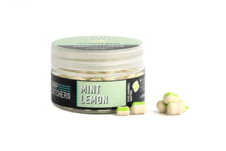Вафтерc Carp Catchers Fluo Dumbell Wafters MINT LEMON 10*7 та 8*5мм