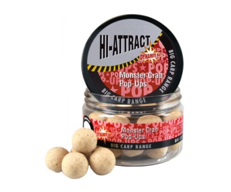 Бойли Dynamite Baits Pop-Ups Hi-Attract Monster Crab 15мм