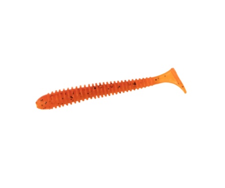 Силікон Angry Baits Zander Worm 3" Hot Carrot UV