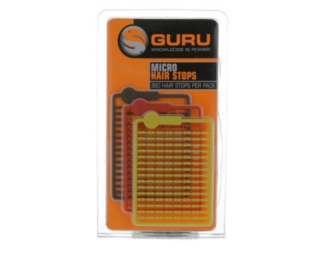 Стопор пластик Guru Micro Hair Stops-Red, Brown, Yellow