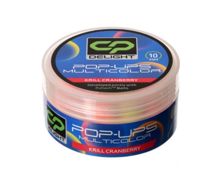 Бойли Carp Pro Delight Multicolor Pop Ups 10мм Krill Cranberry