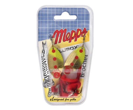 Блешня Mepps Lusox Fluo #2 16г Chartreuse\Gold