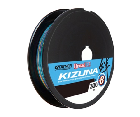 Шнур Owner Kizuna Broad PEx8 300м 0.36мм 32кг Multi Color