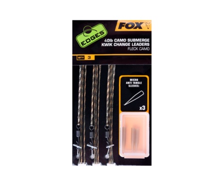 Готовые оснастки Fox Camo Submerge leaders Kwik Change 40lb