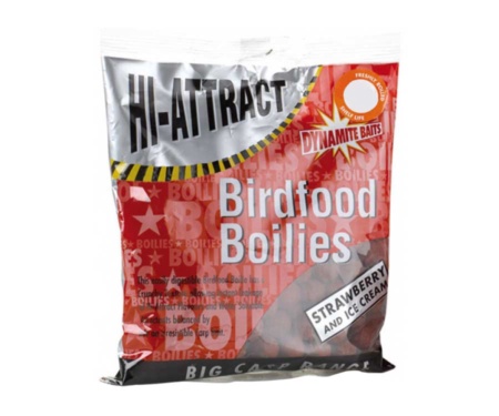 Бойли Dynamite Baits Hi-Attract Strawberry & Ice-Cream 20мм 1кг