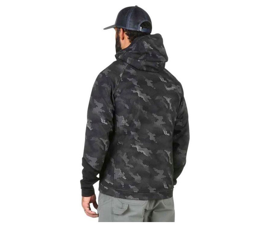 Куртка Simms Katafront Hoody Hex Flo Camo Carbon L #3