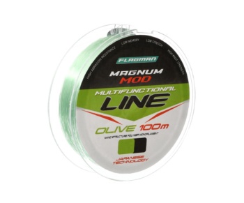 Леска Flagman Magnum Mod Main Line Olive 100м 0.25мм #1