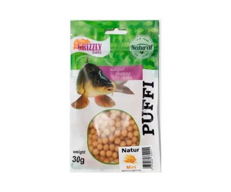 Тісто повітряне Grizzly Puffi Mini 30г Natur