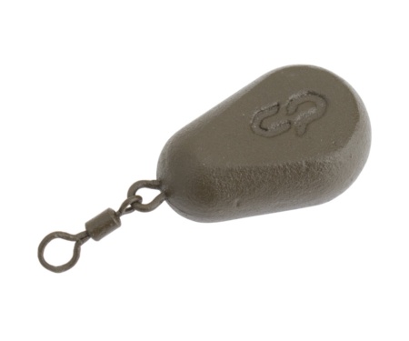 Грузило Carp Pro Flat Pear Weedy Green 50 г