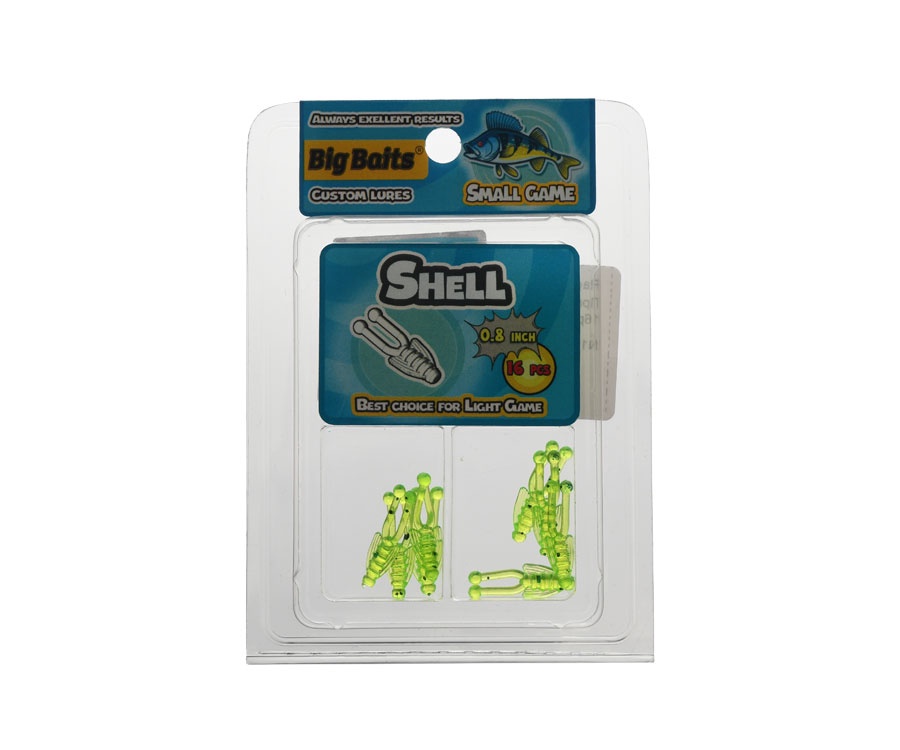 Нимфа Big Baits Shell 0.8" #114 Lime