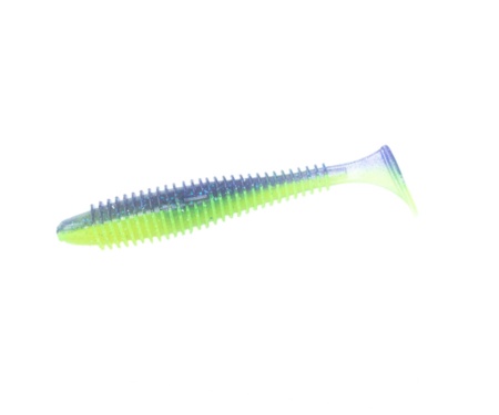 Виброхвост Angry Baits Fatik 4.8" #05 Acid Violet UV