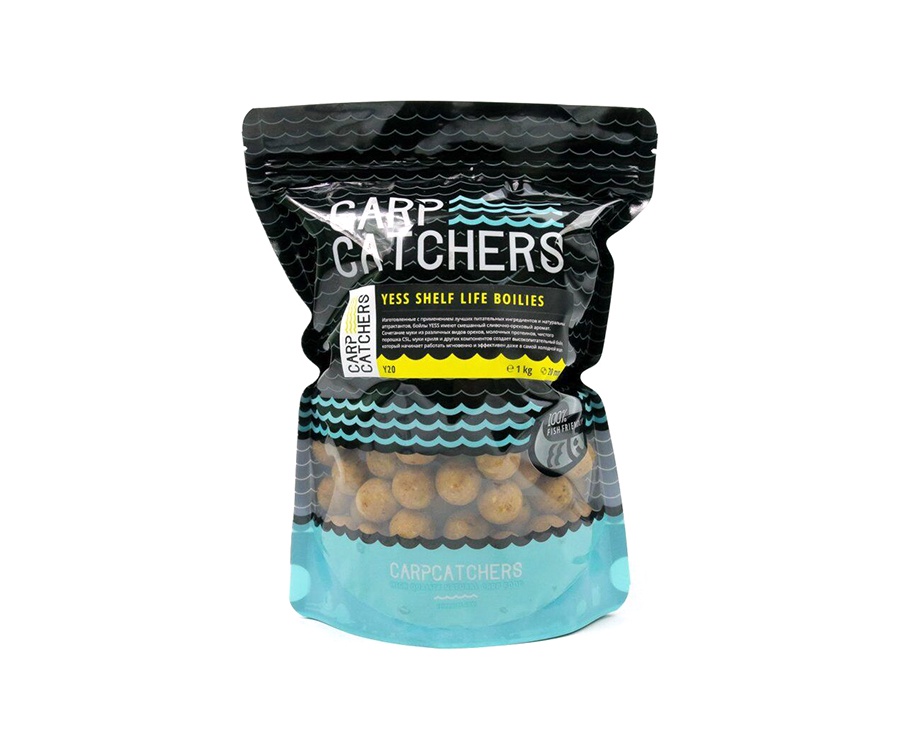 Бойлы тонущие Carp Catchers Yess Shelf Life Boilies 1кг 20мм