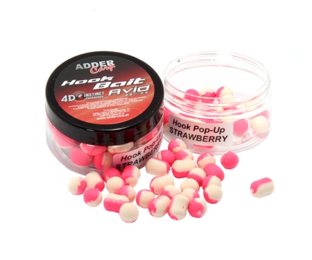 Бойли Adder Carp Avid Pop-Up Hook Boilies 10мм 20г Strawberry