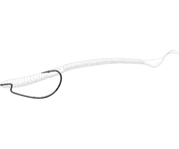 Крючки Owner J-Light Worm Hook 5109 (B-94) №2/0 Black chrome #2