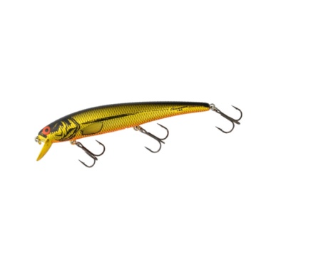 Воблер Bomber 15 Long A 4 11.4см 14г Gold Chrome