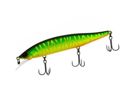 Воблер Jackall RV-Minnow 110SP 16.3г Mat Tiger