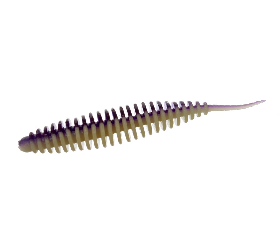 Силикон Flagman Hitomi 1.6" #0527 Violet/Lime Chartreuse