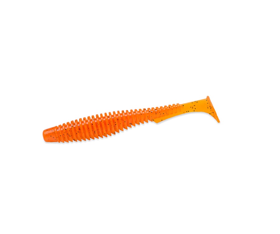Виброхвост Fishup U-Shad 3.5" #049 Orange Pumpkin/Black