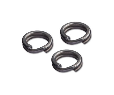 Кільця заводні Decoy Split Ring Light R-1 Mat Black №2