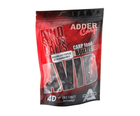 Бойли Adder Carp Avid Boilies 16мм 200г Squid-Octopus-Strawberry